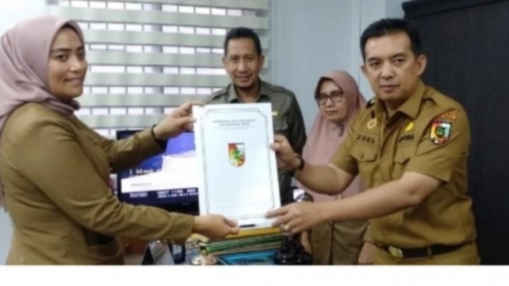 Plt. Sekwan Sertijab 4 Kabag DPRD Pekanbaru