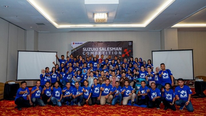 Gigih, Suzuki Salesman Competition 2019 Diikuti 72 Orang