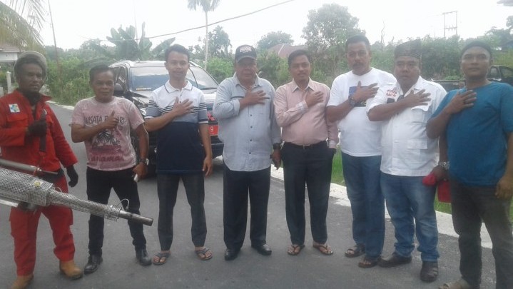 Repol Fogging Lingkungan Rumah Korban DBD di Kecamatan Kampa Repol Fogging Lingkungan Rumah Korban DBD di Kecamatan Kampa