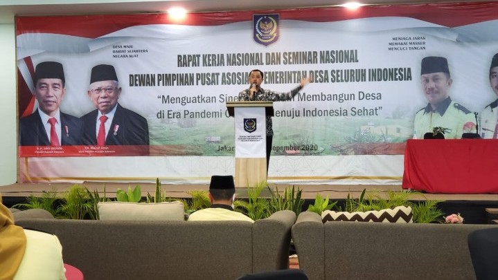 Hadiri Rakernas DPP Apdesi, Syahrul Aidi Sampaikan Komitmen Bangun Desa Hadiri Rakernas DPP Apdesi, Syahrul Aidi Sampaikan Komitmen Bangun Desa