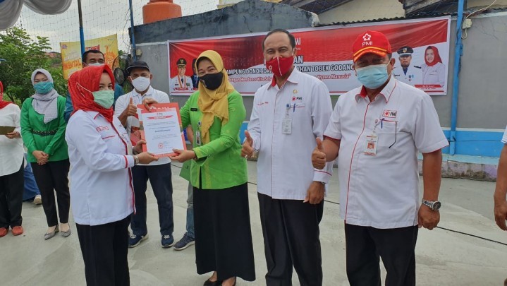 Tobek Godang Jadi Kampung Donor Darah Pertama di Kota Pekanbaru