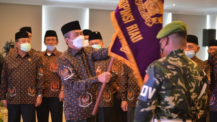 Gubri Jabat Ketum Dewan Harran Daerah Kejuangan 45 Provinsi Riau