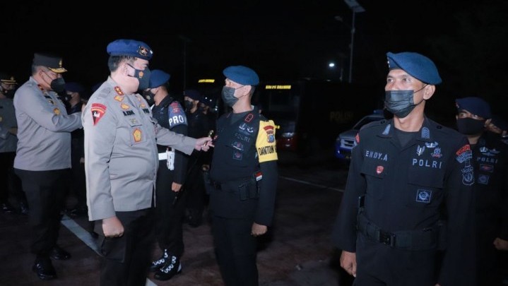 BKO di Papua, 105 Brimob Polda Riau Diberangkatkan