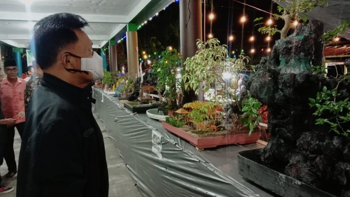 Pameran Bonsai, Wabup Meranti: Semangat Lestarikan Hobi yang Positif