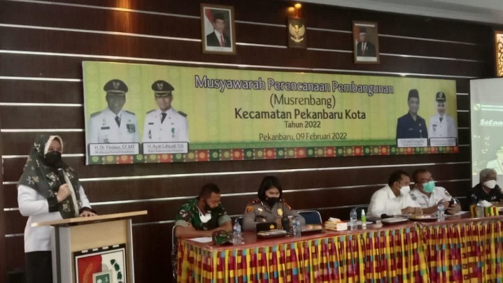 Camat Pekanbaru Kota Harapkan Usulan Prioritas Dapat Terealisasi
