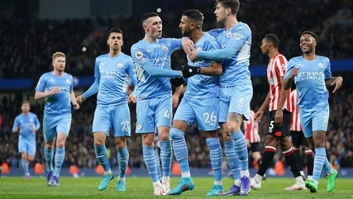 Lanjutan Premier League: Manchester City Menang 2-0 Atas Brentford