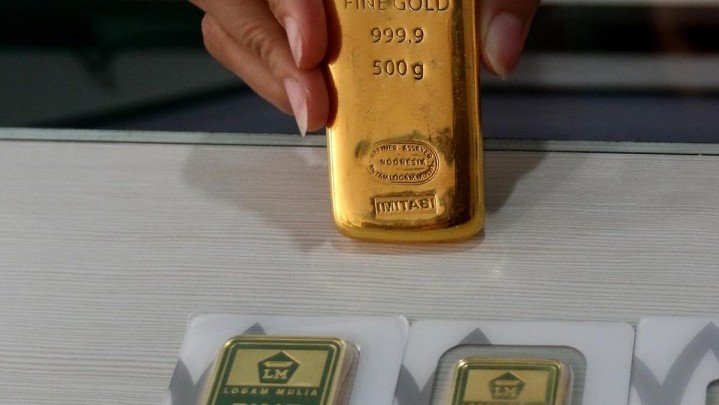 Harga Emas Antam Melemah, Berikut Infonya
