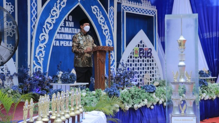 Buka MTQ Tenayan Raya, Wako Firdaus Sampaikan Pesan Khusus