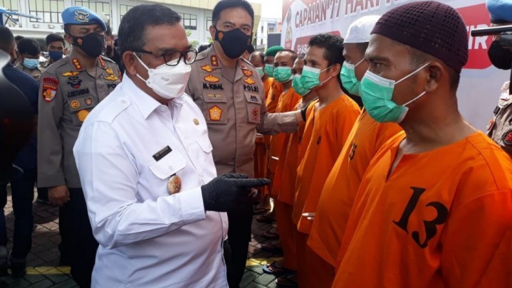 Wagubri Mengaku Prihatin Pelaku Peredaran Sabu di Riau Baru Tamat SMA