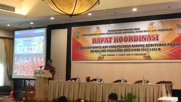 Pemprov Riau Rakor Khusus, Upaya Jaga Stabilitas Harga Kebutuhan Pokok Jelang Ramadan