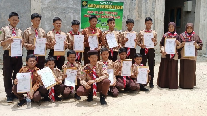 Pondok Pesantren Annizham Gunung Sahilan Ingin Jadikan Pramuka Ekstrakurikuler Nomor Satu