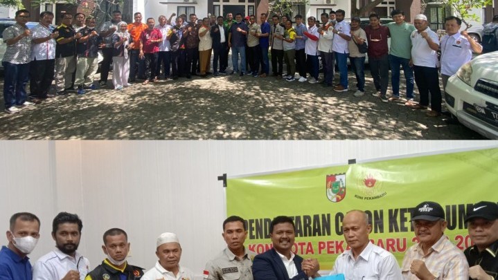Kembalikan Berkas Formulir Pendaftaran, M Yasir SH Didukung 26 Cabor