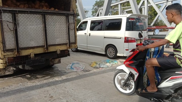 Jembatan Kembar Danau Bingkuang Rusak dan Membahayakan, Pengendara Minta Segera Diperbaiki