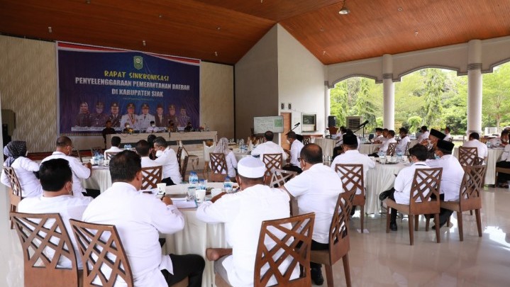 Potensi Gangguan Kamtibnas dan Karhutla, Pemkab Siak Rapat Sinkronosasi Potensi Gangguan Kamtibnas dan Karhutla, Pemkab Siak Rapat Sinkronosasi