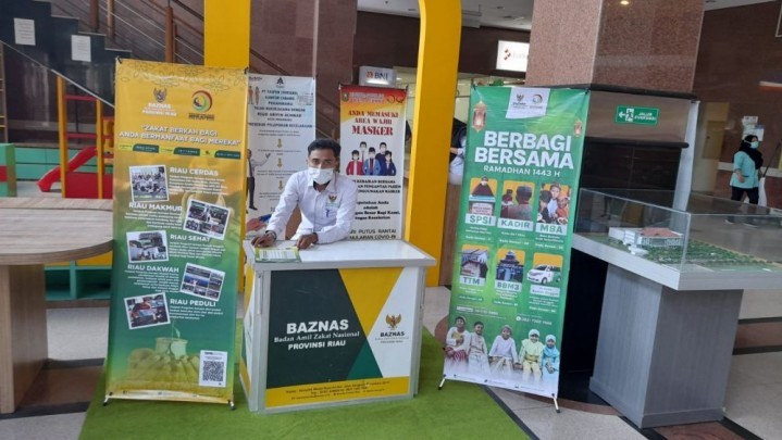 Gerai Zakat Baznas Riau Dibuka di Beberapa Tempat Selama Ramadhan Gerai Zakat Baznas Riau Dibuka di Beberapa Tempat Selama Ramadhan