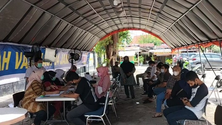 Sehari 200 Orang Lebih Datangi Rumah Vaksin 24 Jam Diskes Riau