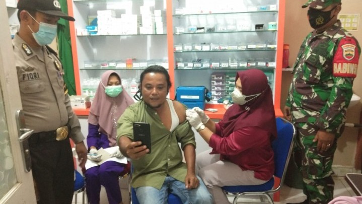 Vaksinasi Digencarkan Polres Siak Siang dan Malam Hari Selama Ramadhan