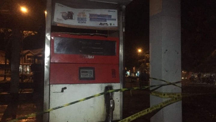 Motor Isi BBM Sebabkan SPBU Indarung Padang Terbakar Motor Isi BBM Sebabkan SPBU Indarung Padang Terbakar