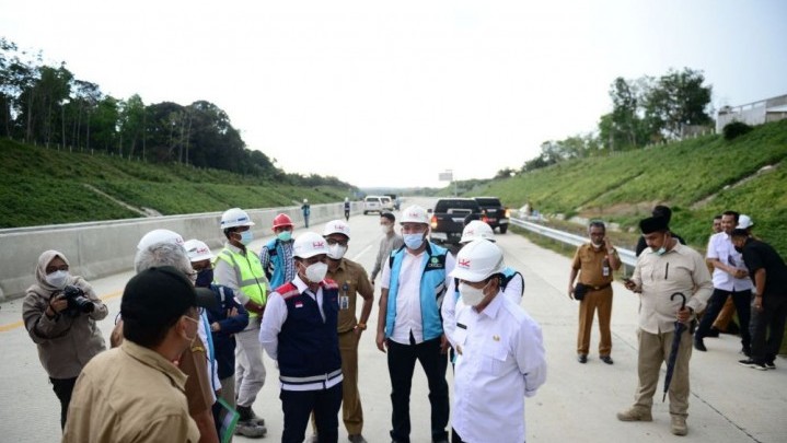 Progres Pembangunan Fisik Tol Pekanbaru-Bangkinang Capai 95 Persen Progres Pembangunan Fisik Tol Pekanbaru-Bangkinang Capai 95 Persen