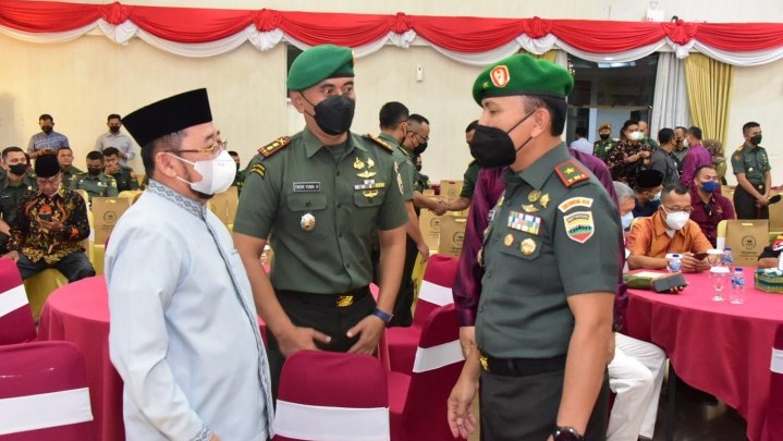Sinergitas Pemkab Bengkalis dan TNI Diharapkan Semakin Kuat
