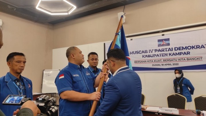 Ardo Kembali Pimpin Demokrat Kampar, Gelorakan Semangat Demokrat Kampar Juara