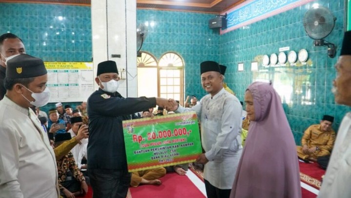 Lipat Kain jadi Tujuan Safari Ramadhan Terakhir Pemkab Kampar