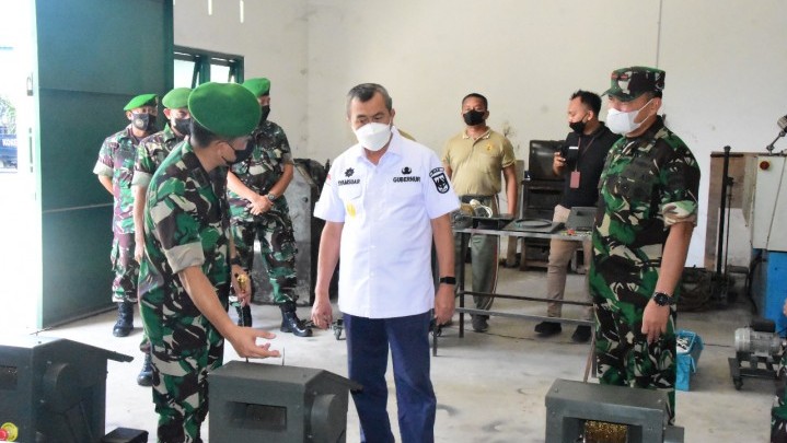 Korem 031/Wira Bima Hadirkan Inovasi Mesin Serut Lidi