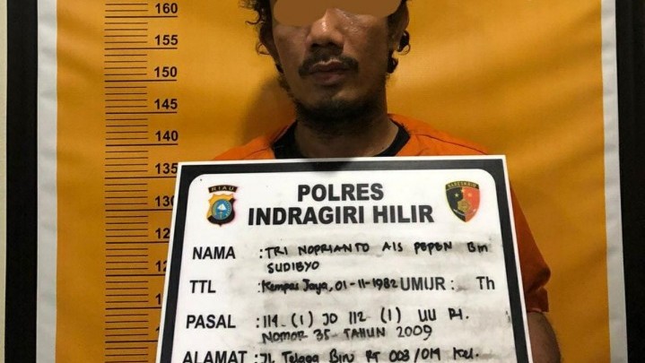 Edarkan Sabu, Warga Tembilahan Kota Digelandang Polisi Edarkan Sabu, Warga Tembilahan Kota Digelandang Polisi