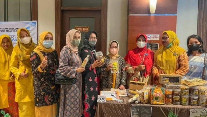 Pameran Nasional, Olahan Biji Getah IKM Bengkalis jadi Primadona