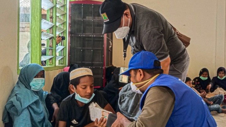 Pengungsi Rohingya Mulai Masuk Pekanbaru Pengungsi Rohingya Mulai Masuk Pekanbaru
