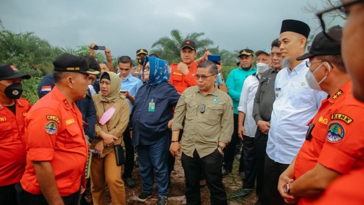 Wamen LHK Tinjau Perkembangan Restorasi Gambut di Dumai