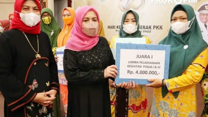 Ini Para Pemenang Lomba Hari Kesatuan Gerak PKK se-Riau