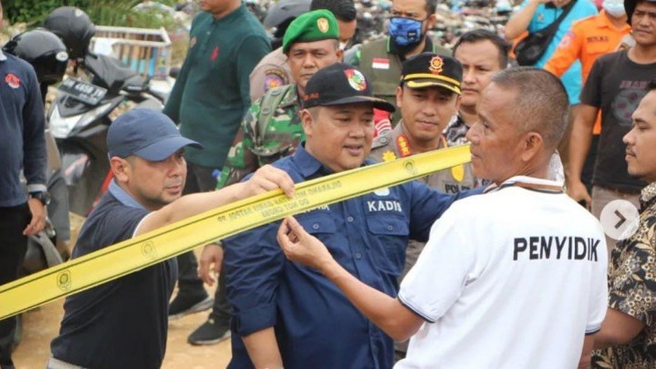 TPS Ilegal Di Kelurahan Bencah Lesung Tenayan Raya Disegel