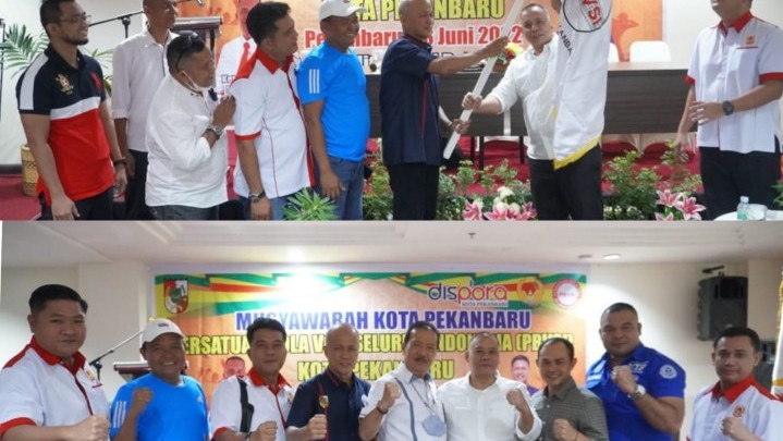 Dr Haris Kampay Terpilih Aklamasi Jadi Ketua PBVSI Pekanbaru