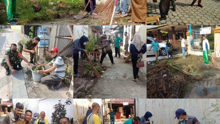 Pasca Deklarasi Pekanbaru Bebas Sampah, Kecamatan Pekanbaru Kota Gelar Gotong Royong Massal Pasca Deklarasi Pekanbaru Bebas Sampah, Kecamatan Pekanbaru Kota Gelar Gotong Royong Massal