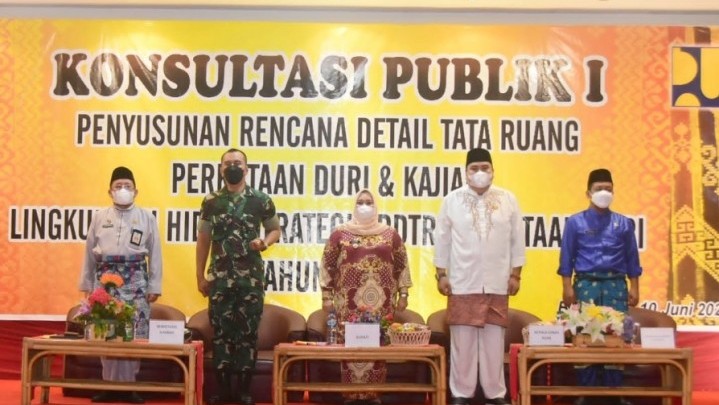 Konsultasi Publik Penataan Kota Duri, Ini Kata Bupati Kasmarni