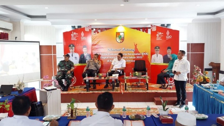 Penilaian Kinerja Kecamatan Tingkat Kota Pekanbaru, Bukitraya Masuk 5 Besar Penilaian Kinerja Kecamatan Tingkat Kota Pekanbaru, Bukitraya Masuk 5 Besar
