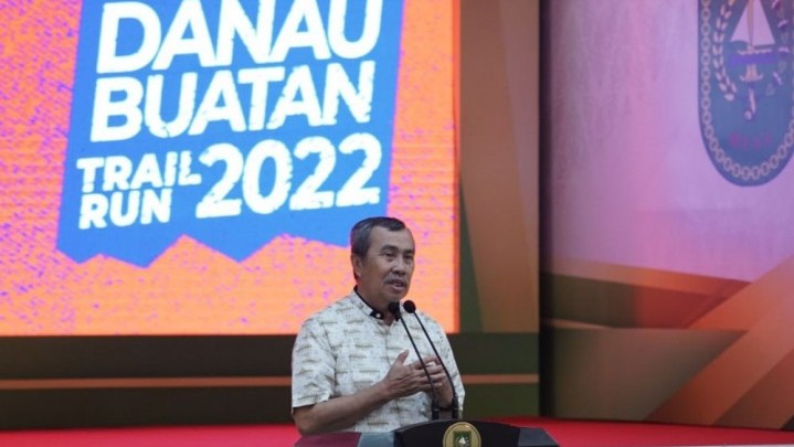 Sebagai Promosi Daerah, Danau Buatan Trail Run 2022 Didukung Pemprov Riau