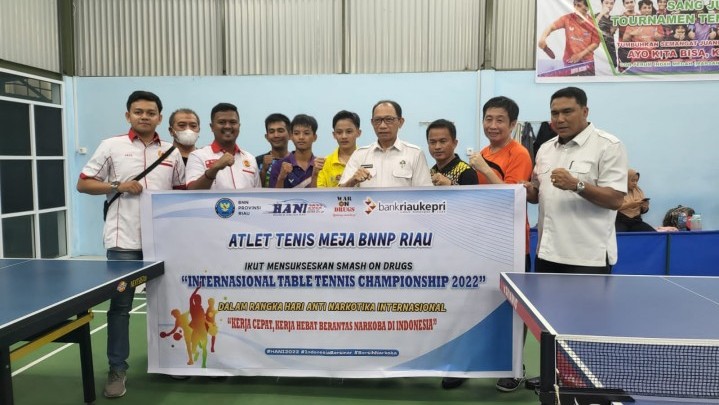 International Championship Table Tennis 2022, BNNP Riau Utus Dua Atlet Pekanbaru International Championship Table Tennis 2022, BNNP Riau Utus Dua Atlet Pekanbaru