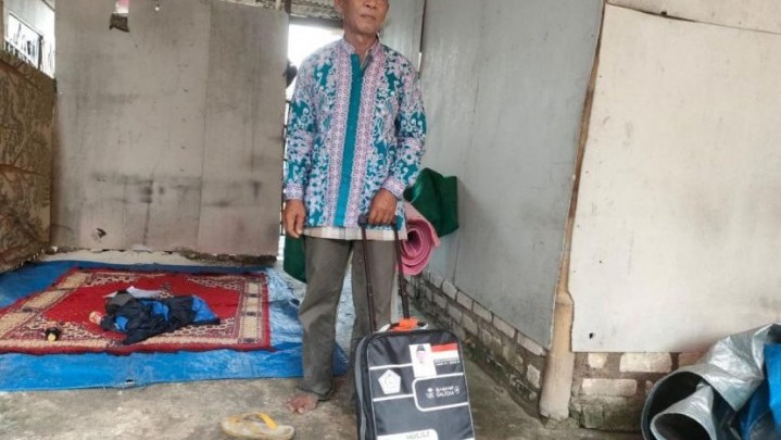 Puluhan Tahun Menabung, Tukang Becak di Sampang Naik Haji
