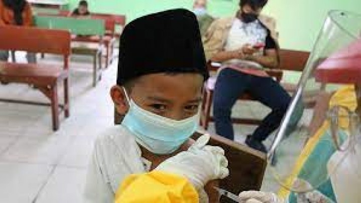 Baru 52,97 Persen Capaian Vaksinasi Dosis Kedua Usia Anak-anak di Riau