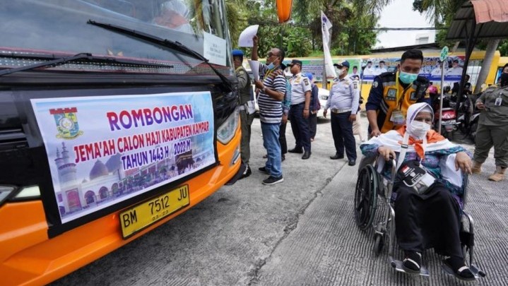 JCH Tertua Riau: Muhammad Amin Usman dan Syamsir Dio dari Kampar Usia 64 Tahun