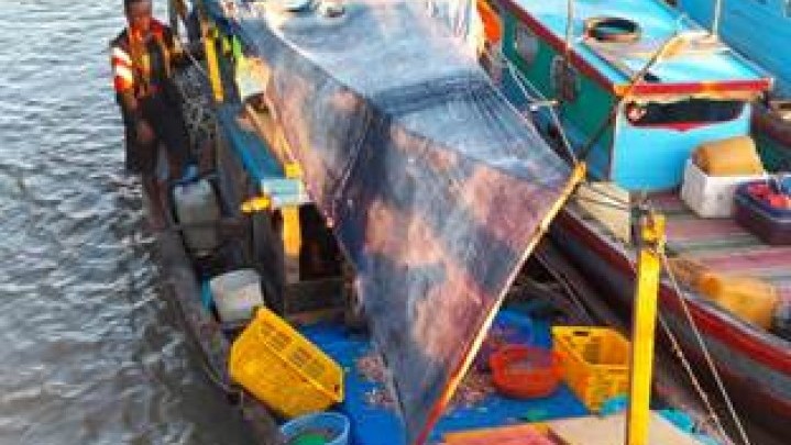 Kapal Ikan Gunakan Alat Terlarang Ditangkap Satpolair Polres Rohil