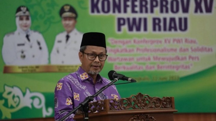 Pemprov Riau Minta Konferprov PWI Pemersatu Insan Pers Pemprov Riau Minta Konferprov PWI Pemersatu Insan Pers