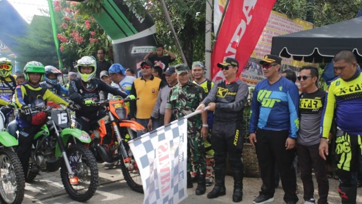 Peringatan Hari Bhayangkara Dimeriahkan Rider Bhayangkara Adventure Rohul