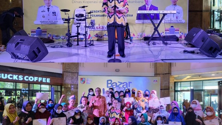 Tutup Bazar, Diskop Pekanbaru Bantu Promosikan Hasil Kreatifitas Pelaku UMKM Tutup Bazar, Diskop Pekanbaru Bantu Promosikan Hasil Kreatifitas Pelaku UMKM