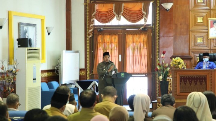 Perubahan Aturan Pemerintah Pusat Disebut Bupati Alfedri Salah Satu Penyebab Turunnya PAD