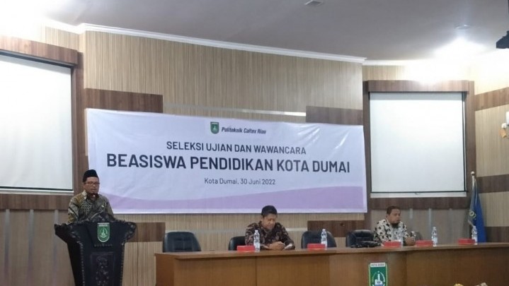 Program Beasiswa Sampai Tamat di PCR, Pemko Dumai Pilih 15 Orang