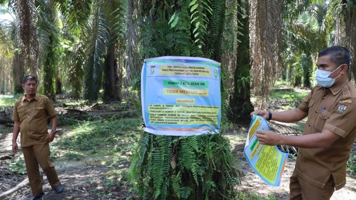 Tidak Miliki Izin, Pemda Kampar Segel PT. Johan Sentosa Tidak Miliki Izin, Pemda Kampar Segel PT. Johan Sentosa