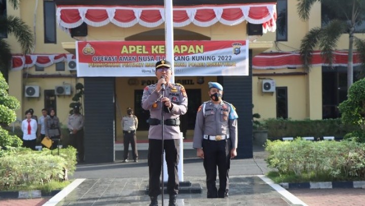 Polres Rohil Proaktif Cegah Penyebaran PMK Ternak